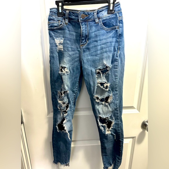 Ripped skinny jeans - Picture 1 of 2